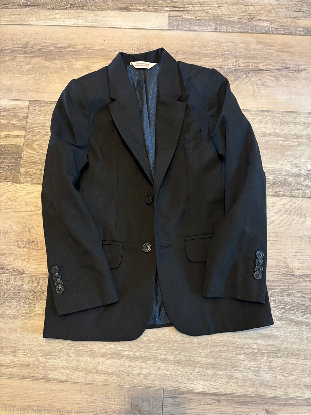 Classic Black Boys Suit Jacket